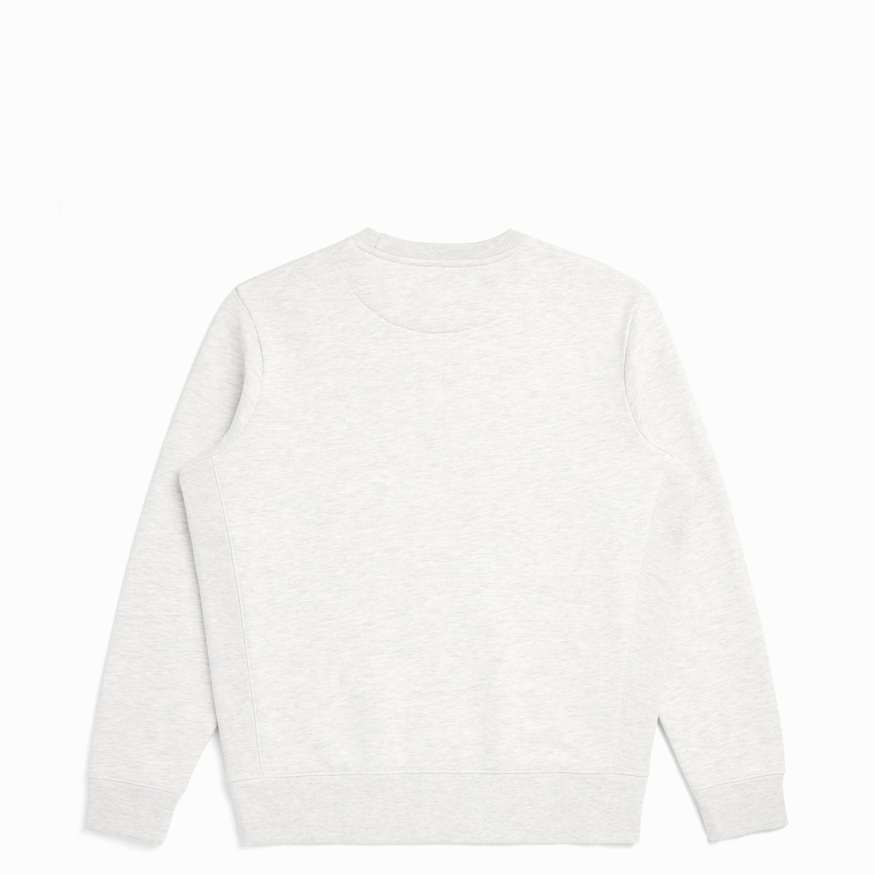 Ash Heather Heavyweight Organic Brushed Crew