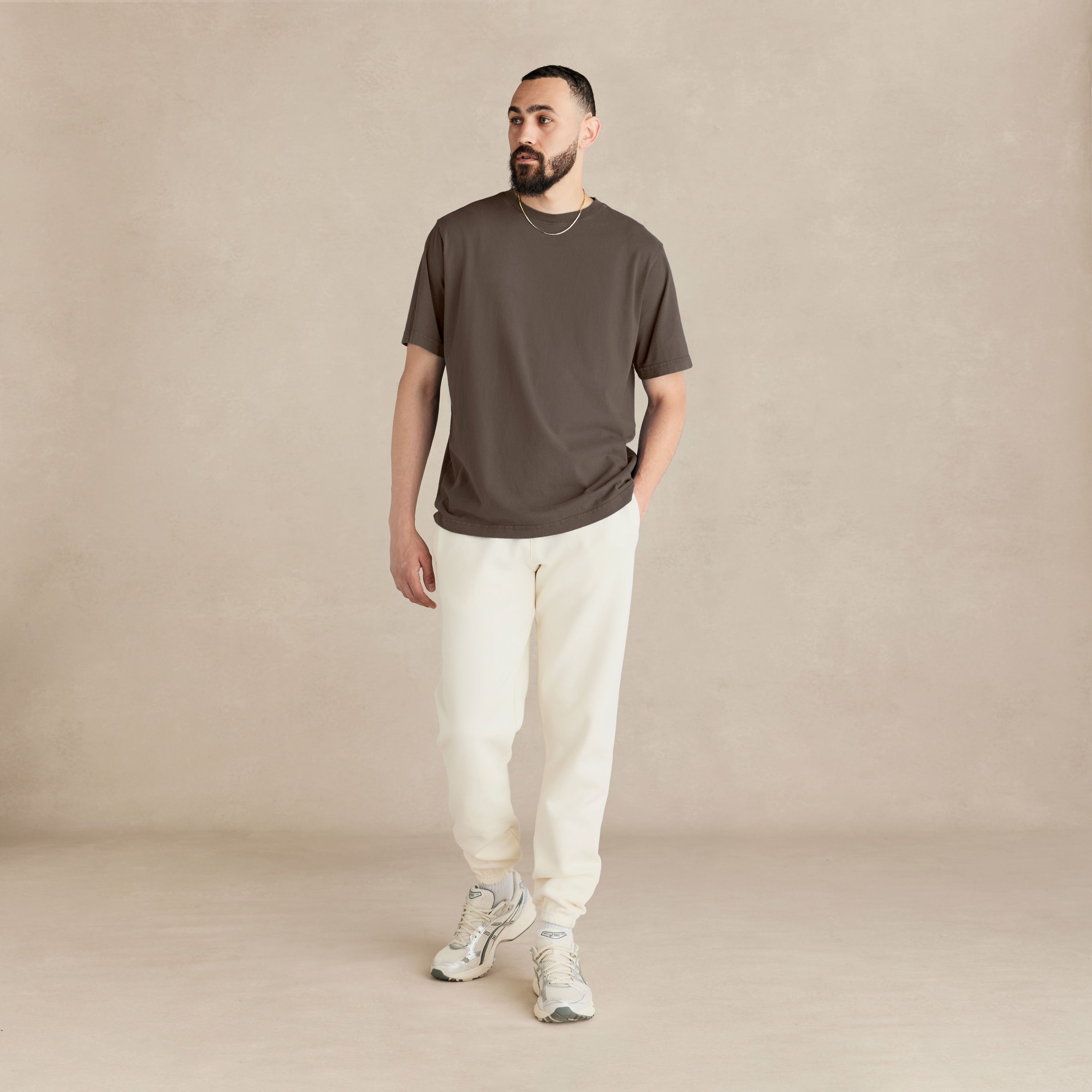 Chocolate Heavyweight Organic Tee
