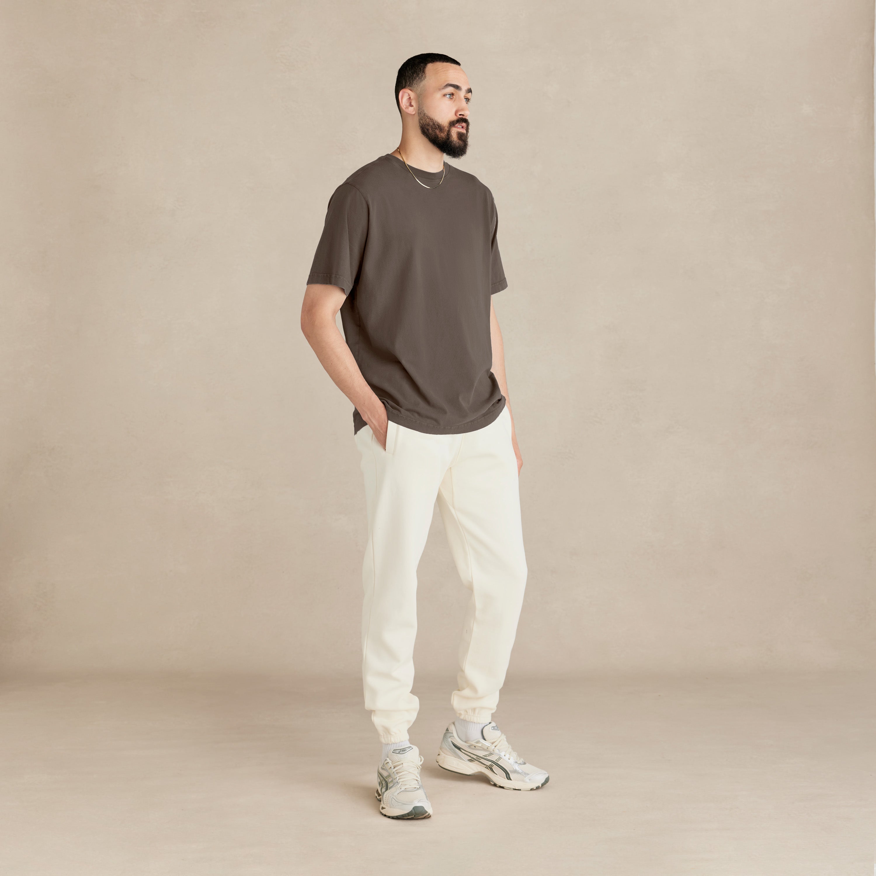Chocolate Heavyweight Organic Tee