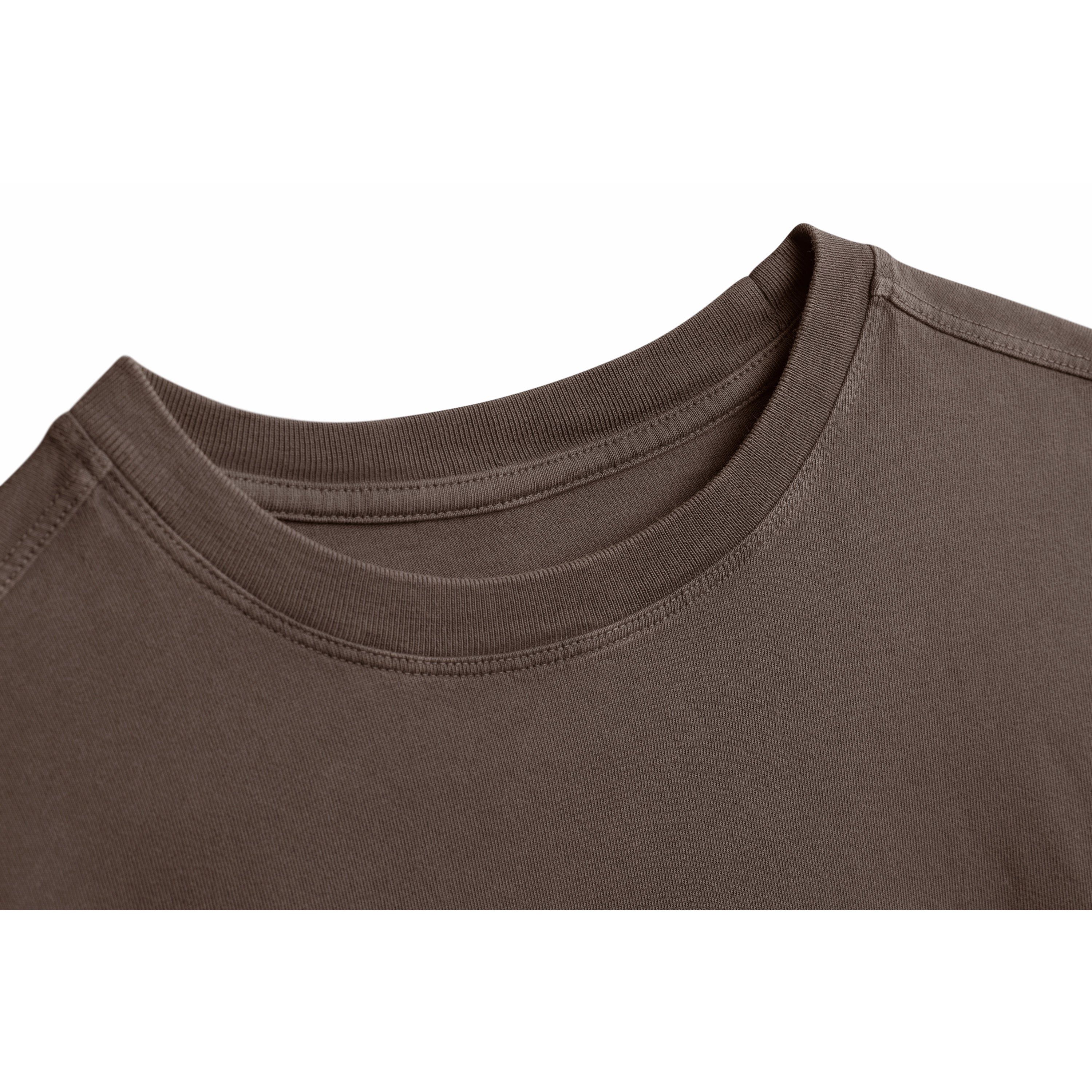 Chocolate Heavyweight Organic Tee