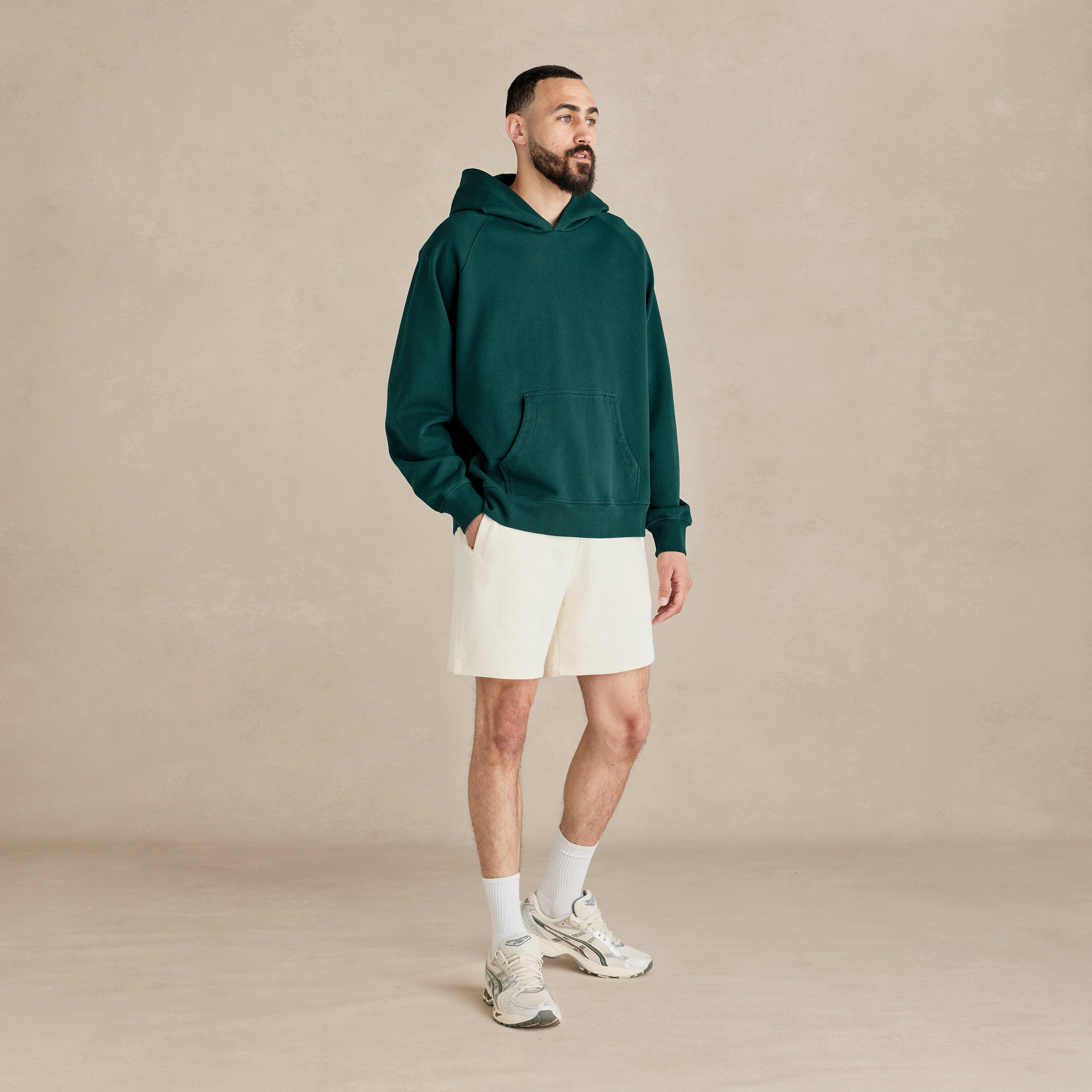 Pine Ultra Heavyweight Organic French Terry Hood