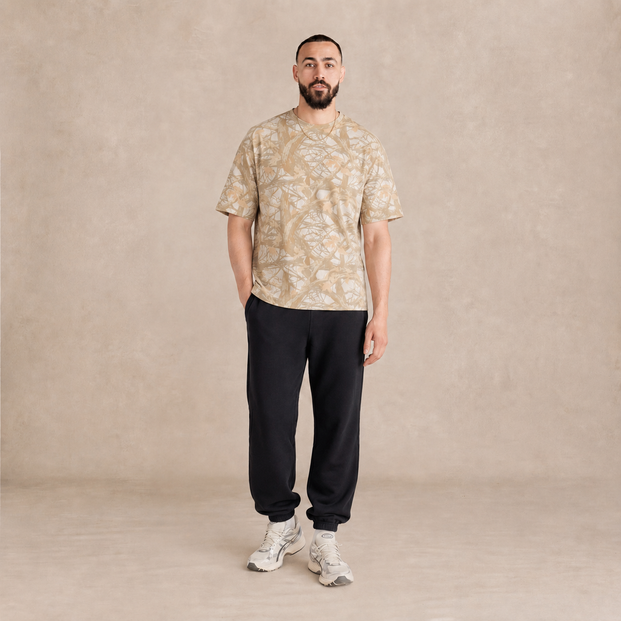 Woodland Camo Heavyweight Organic Tee