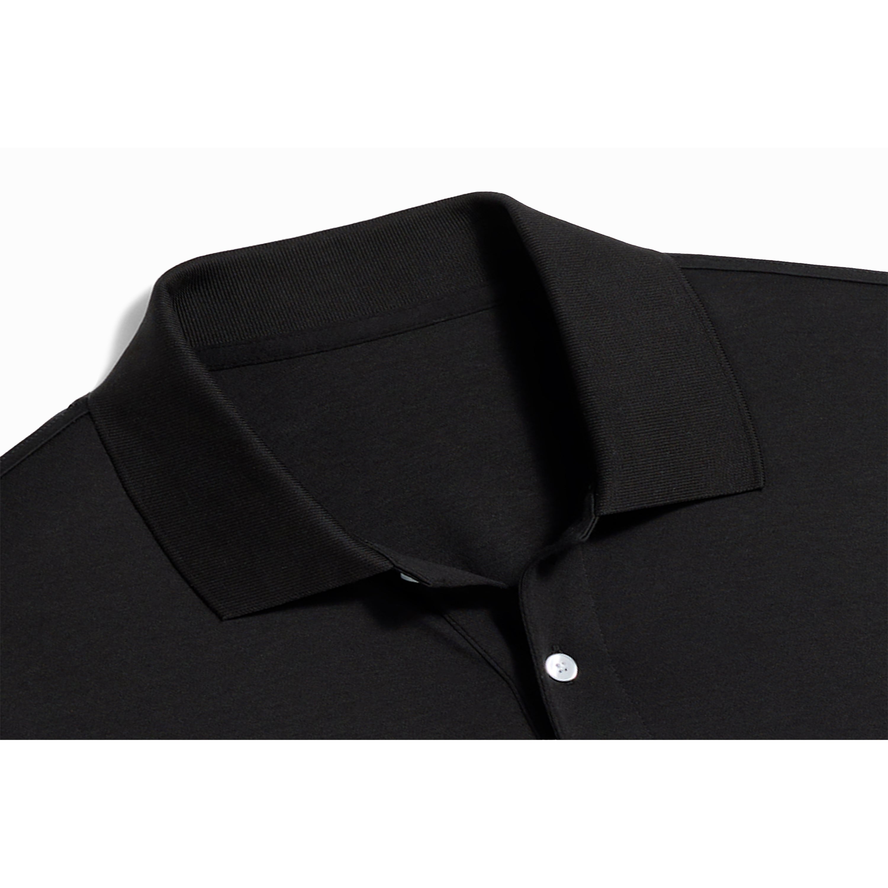Black Pima Polo
