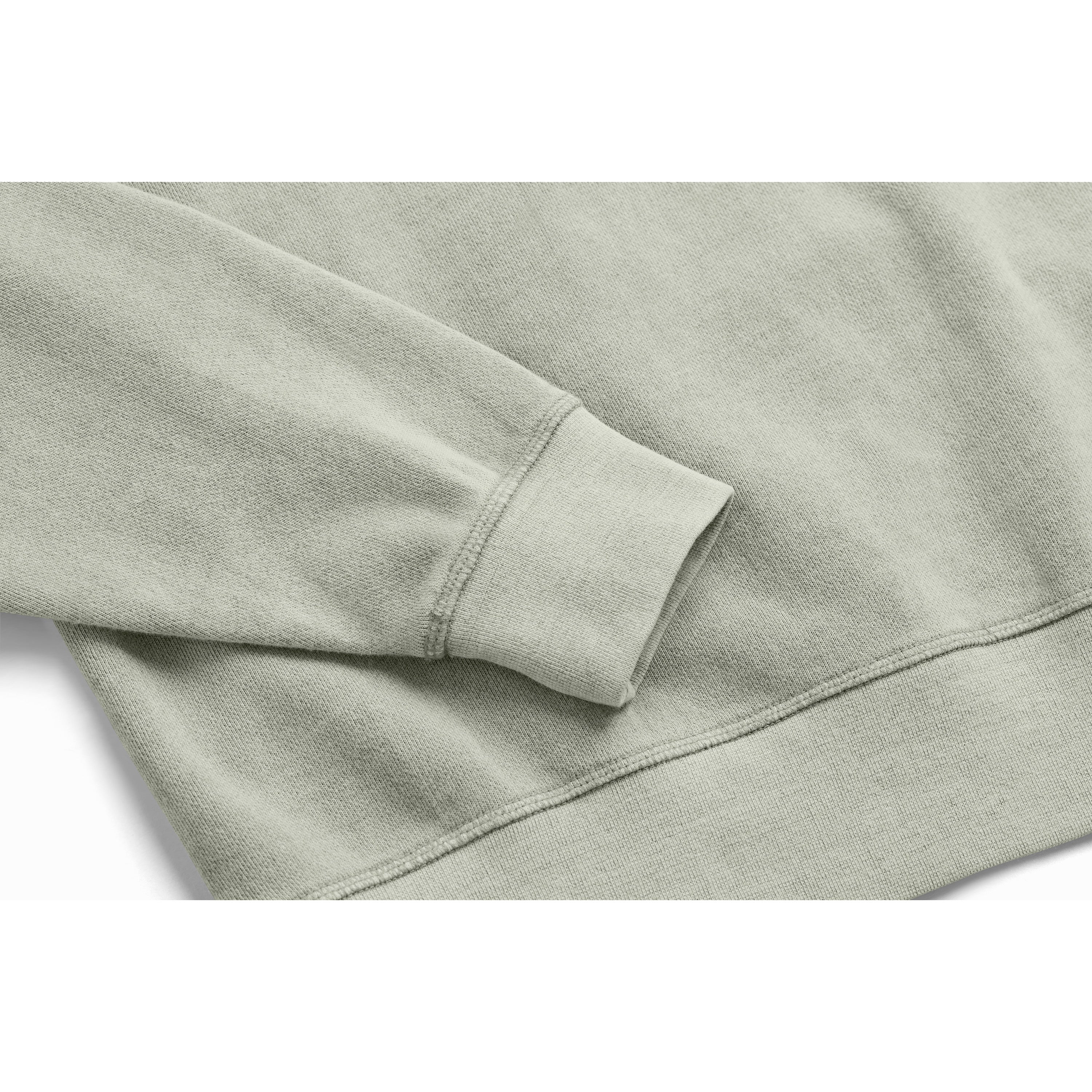 Sage Midweight Organic French Terry Crew