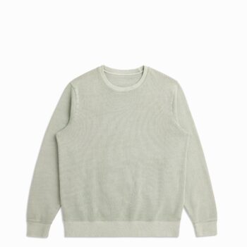 Sage Midweight Organic French Terry Crew