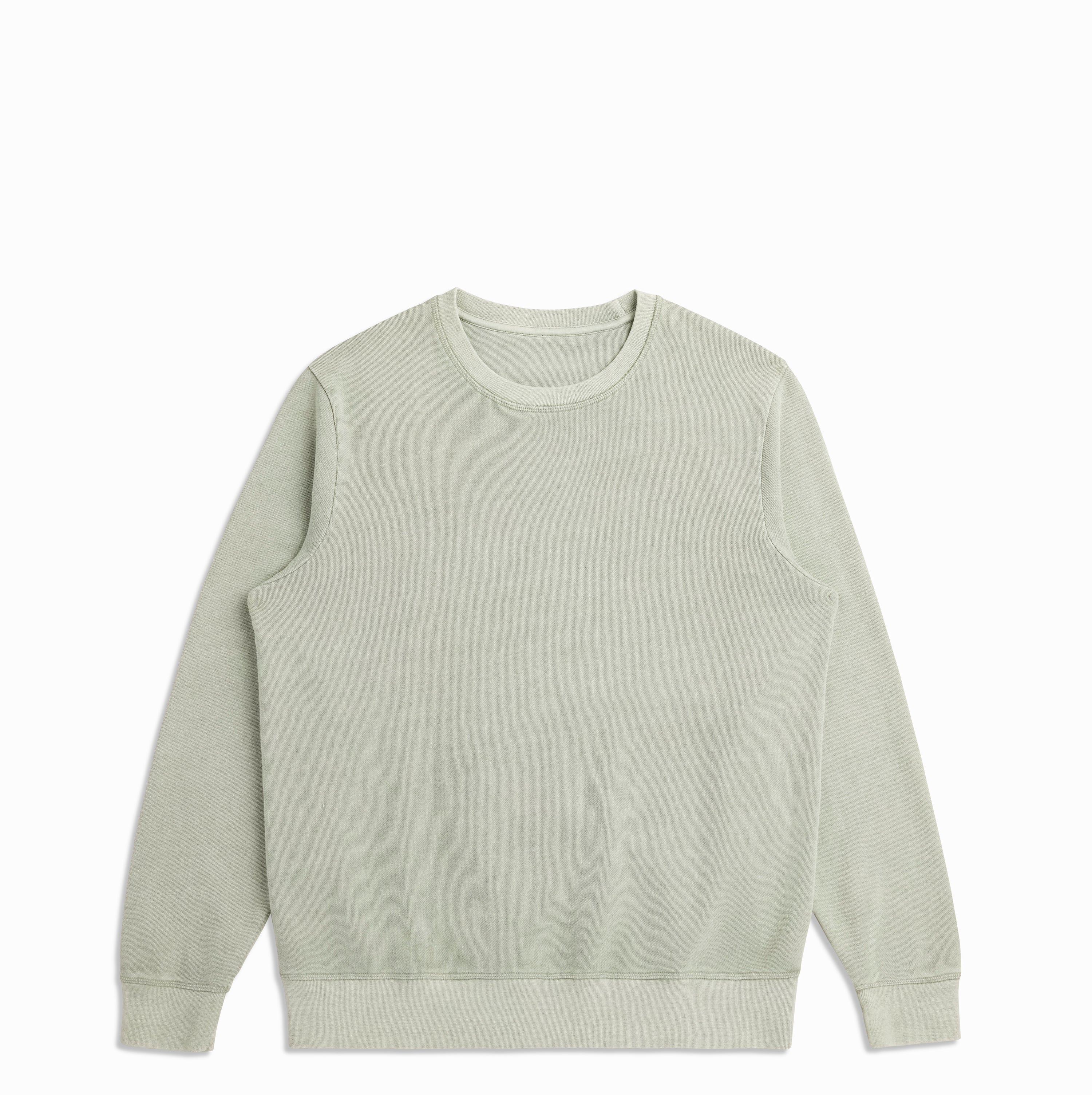 Sage Midweight Organic French Terry Crew