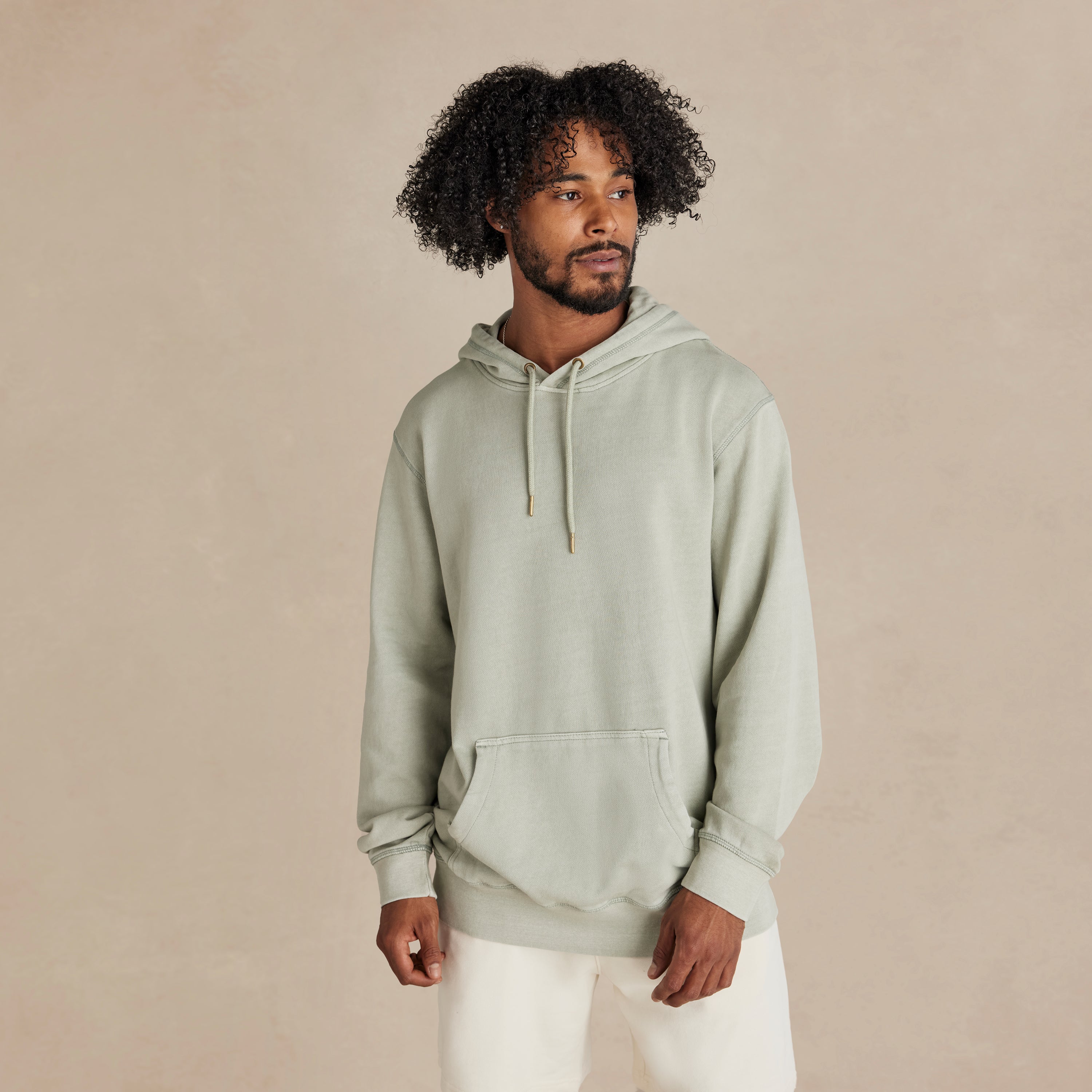 Sage Midweight Organic French Terry Hood