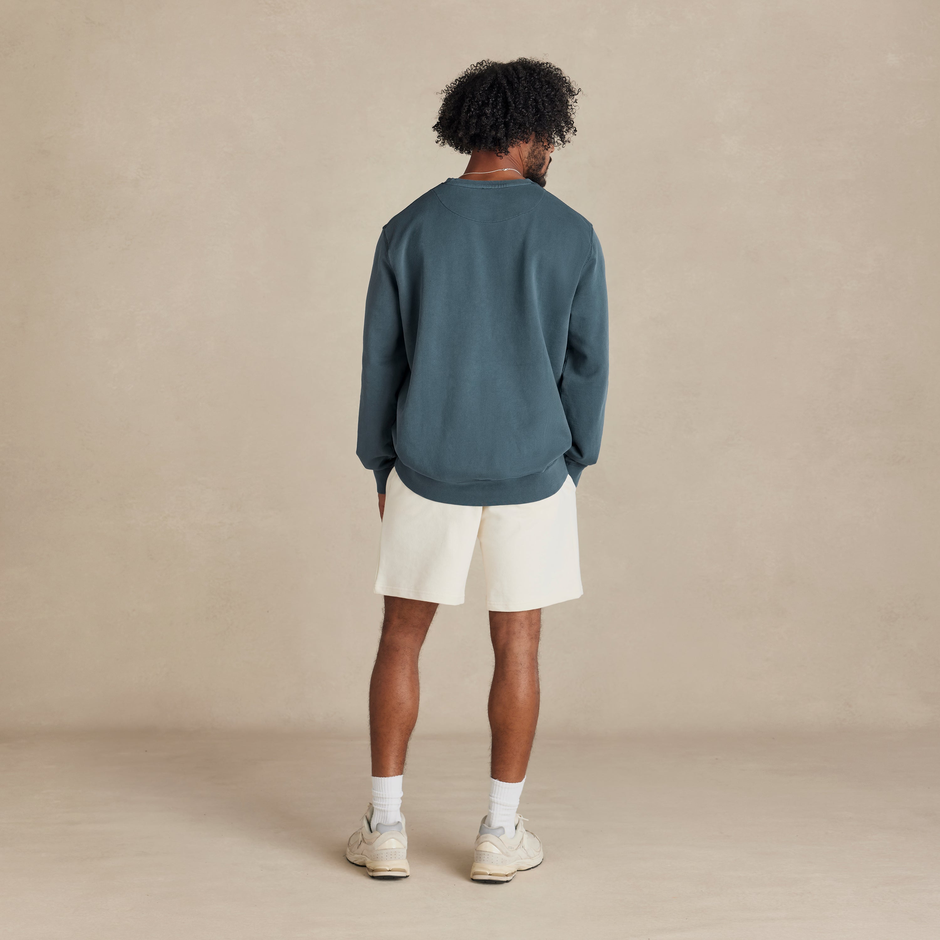 Seaside Midweight Organic French Terry Crew