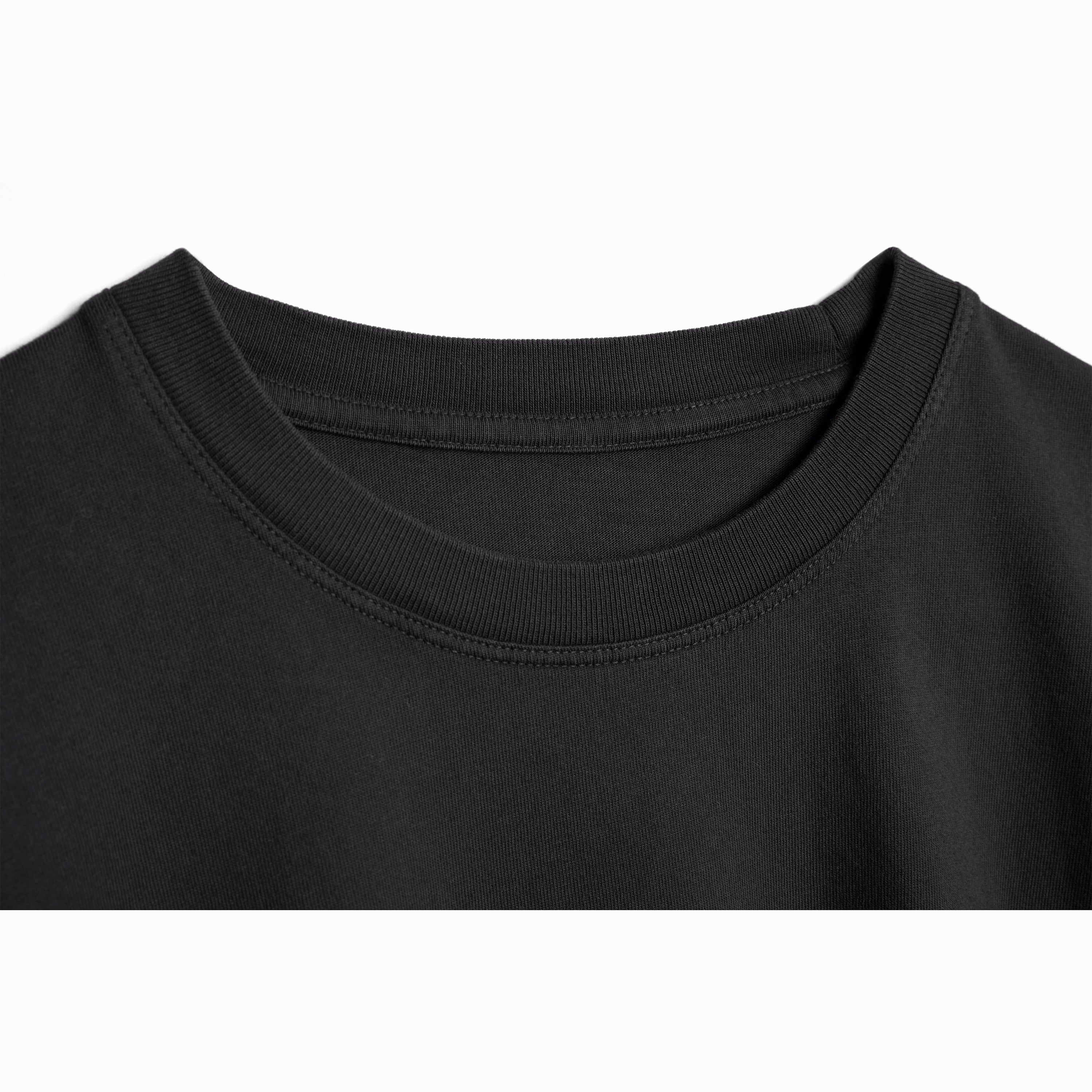 Women's Vintage Black Heavyweight Organic Tee
