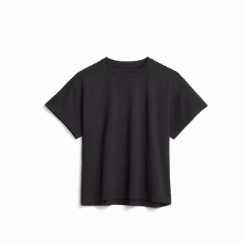 Women's Vintage Black Heavyweight Organic Tee