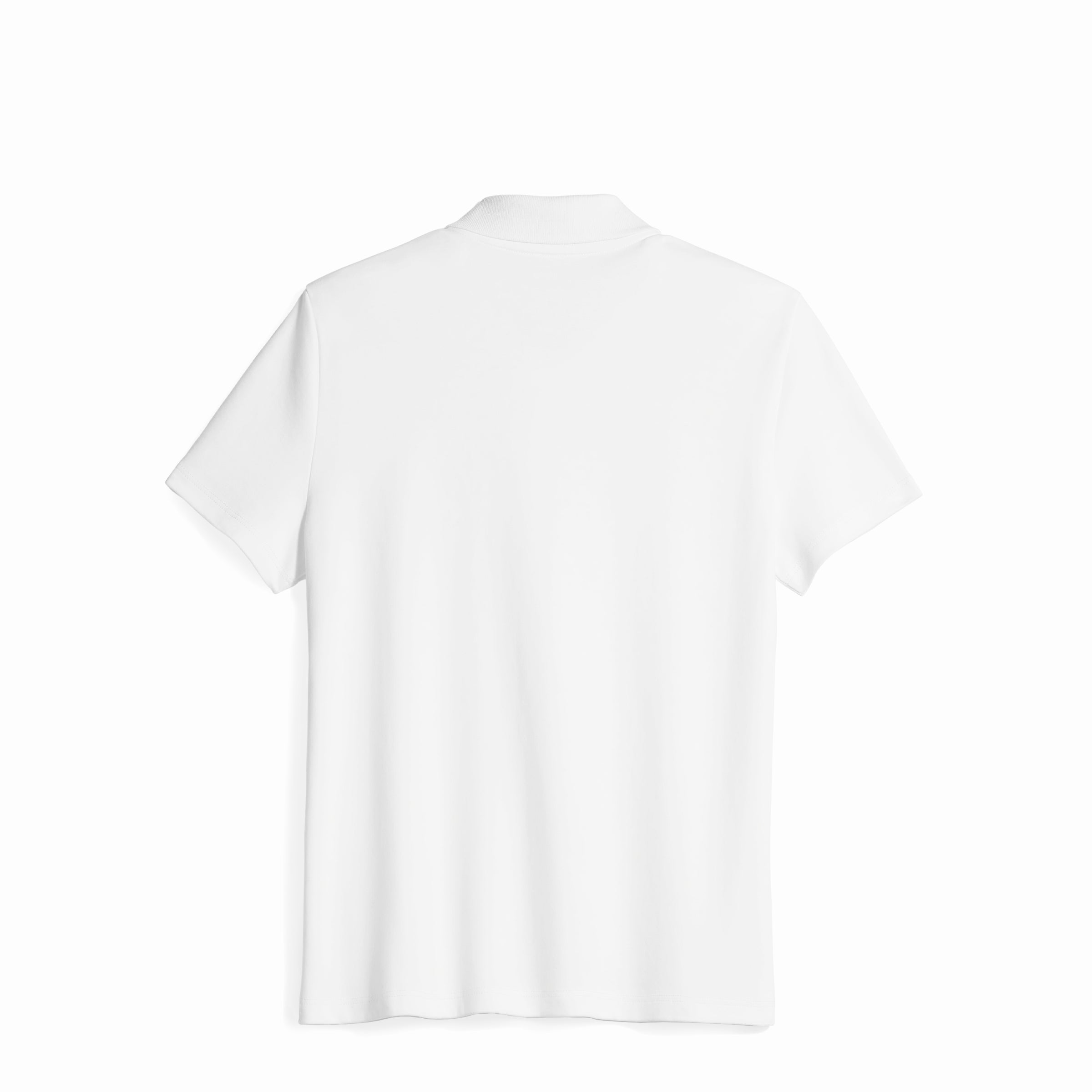Women's White Pima Polo